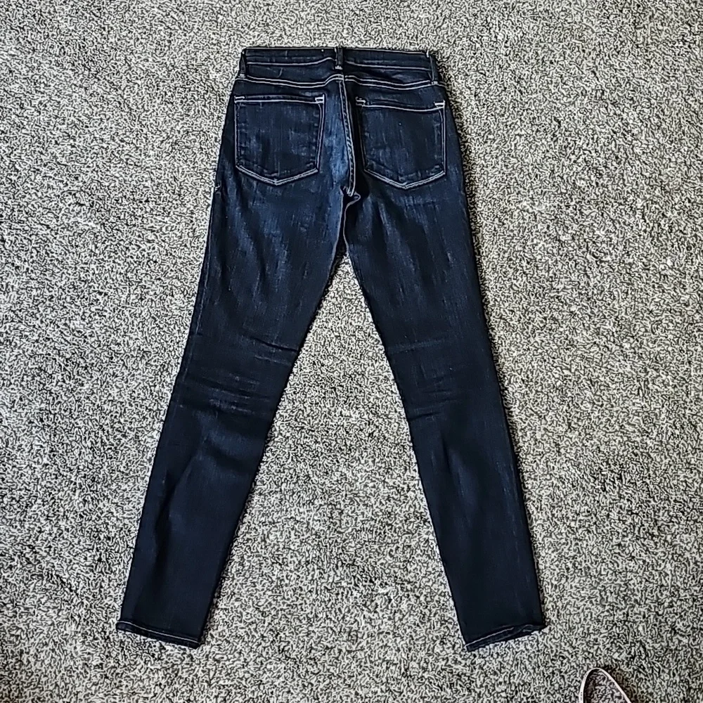 STUNNING FRAME DARK SKINNY LE SKINNY DE JEANNE JEANS - Picture 9 of 13